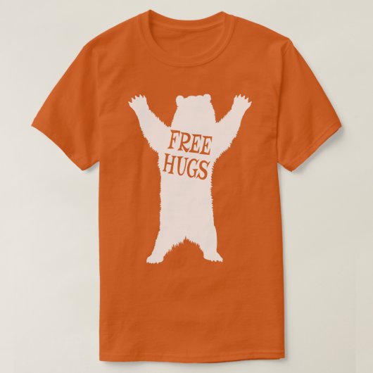 Gratis Beer Knuffels Grappig Dierenpuns Extrovert T-shirt (Design voorkant)