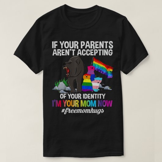 Gratis Beer LGBT Gay Pride LGBTQ T-shirt (Design voorkant)