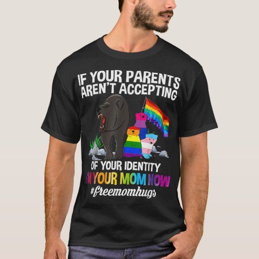 Gratis Beer LGBT Gay Pride LGBTQ T-shirt (Voorkant)