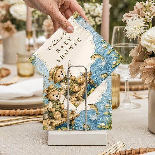 Gratis Beer Vis Baby Shower Servet