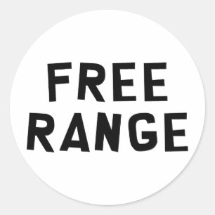 Gratis bereik ronde sticker