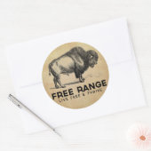 Gratis bereik ronde sticker (Envelop)