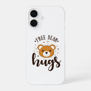 Gratis berenknuffels Cute Teddy Aesthetic iPhone H 16 Hoesje