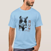 Gratis Berner Puppy long hove T-shirt met lange mo (Voorkant)