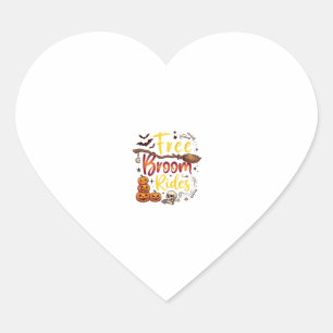 Gratis Bezem Ritten Halloween Pompoenen Schedel Vl Hart Sticker