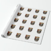 Gratis Bezemritten Halloween Heks Katten Schedels_ Cadeaupapier (Uitgerold)