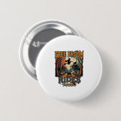 Gratis Bezemritten Halloween Heks Katten Schedels_ Ronde Button 5,7 Cm (Voorkant /achterkant)
