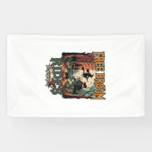 Gratis Bezemritten Halloween Heks Katten Schedels_ Spandoek (Horizontaal)