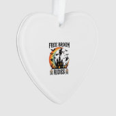 Gratis bezemritten Halloween Heksen Geheime Kastee Ornament (voorkant)
