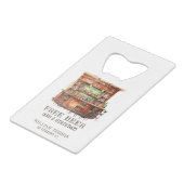 Gratis Bier Grappig Volwassen Verjaardag Gepersona Creditkaart Flessenopener (Voorkant Gekanteld)