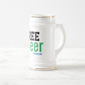 gratis bier morgen grappig steentje bij de dag van bierpul (Voorkant rechts)