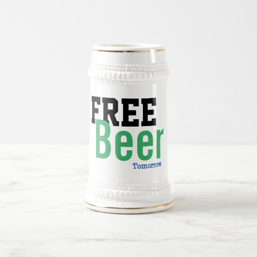 gratis bier morgen grappig steentje bij de dag van bierpul (Center)