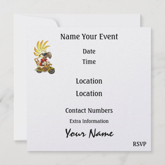 Gratis bij Last Biker - SRF Kaart (Achterkant)