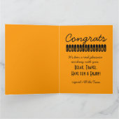 Gratis bij Last Happy Retirement BIG Wenskaart Kaart (Binnen)