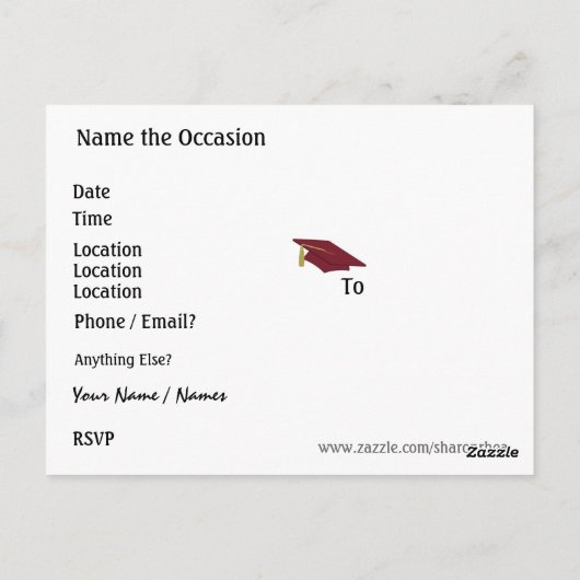 Gratis bij Last ! SRF Briefkaart (Achterkant)