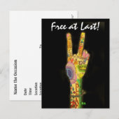 Gratis bij Last ! SRF Uitnodiging Briefkaart (Voorkant / Achterkant)