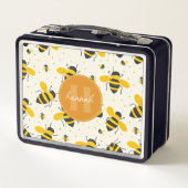 Gratis Bijen Metaal Lunchbox (Achterkant)