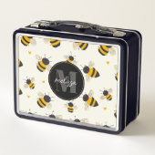Gratis Bijen Metalen Lunchbox (Achterkant)