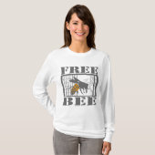 Gratis bijentshirts t-shirt (Voorkant volledig)