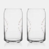 Gratis bijvullingen frisdrankglas blikvorm glas (Links)