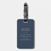 Gratis Bloemen Bagage Label (Achterkant verticaal)