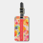 Gratis Bloemen Bagage Label (Voorkant verticaal)
