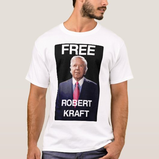 GRATIS BOB KRAFT FOOTBALL OWNER ROBERT PATS T-SHIRT (Voorkant)