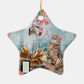 Gratis boeken keramisch ornament (Voorkant)