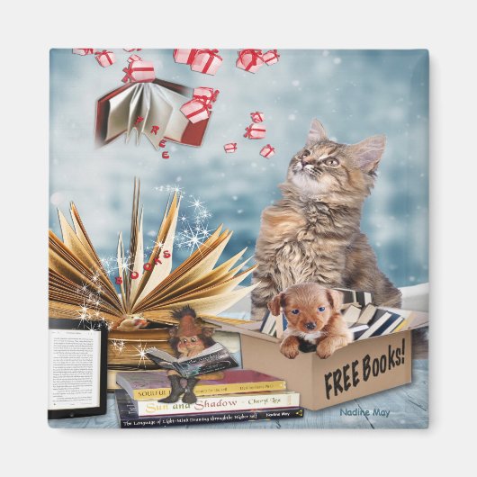 Gratis boeken magneet (Voorkant)