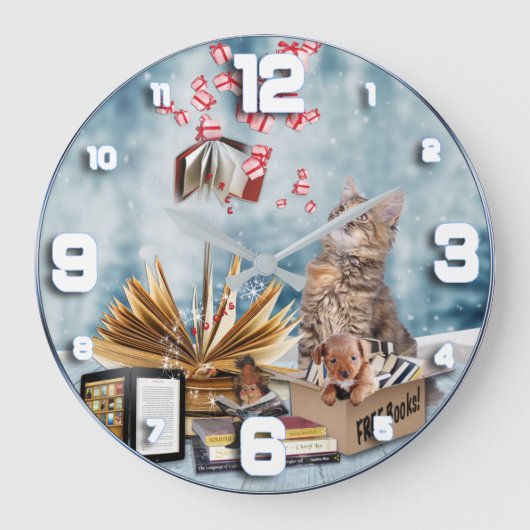 Gratis boeken met een keuken grote klok (Voorkant)