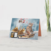 Gratis boeken voor de feestdag feestdagen kaart (Voorkant)