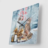 Gratis boeken voor Kerstmis Vierkante Klok (Hoek)