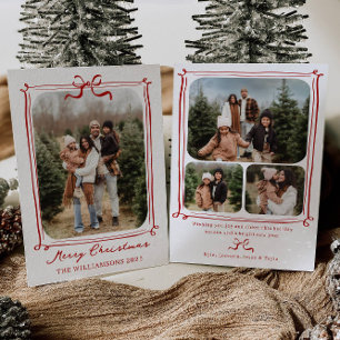 Gratis Boog Frame Foto Vakantie Kerstkaart Kaart