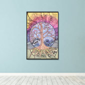 Gratis Boom Premium - Stretted Canvas afdrukken (Insitu (Houten vloer))