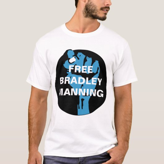 GRATIS BRADLEY MANNING T-SHIRT (Voorkant)