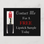Gratis Briefkaart met lipstick (Voorkant)