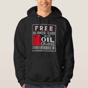 Gratis bunkervloeistof met olieverandering hoodie