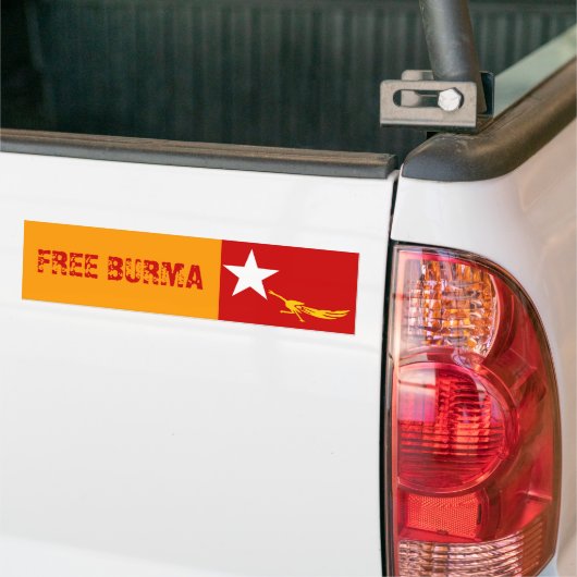 GRATIS BURMA-BUMPERSTICKER BUMPERSTICKER (Op Truck)