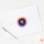 Gratis cadeau in glitterlabel stickers (Envelop)