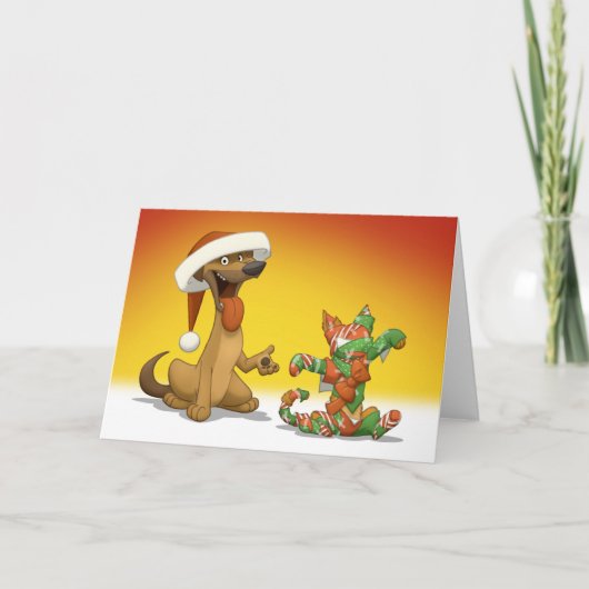 "Gratis cadeau" Kaart (leeg van binnen) (Voorkant)