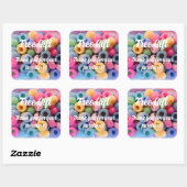 Gratis cadeau Stickers voor klanten - Pastel Beads (Vel)