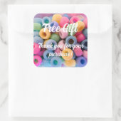 Gratis cadeau Stickers voor klanten - Pastel Beads (Tas)