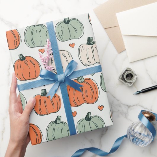 Gratis cadeaupapier met pompoenprint (Geschenken)