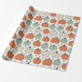 Gratis cadeaupapier met pompoenprint (Uitgerold)
