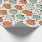 Gratis cadeaupapier met pompoenprint (Hoek)