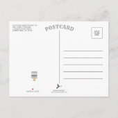 Gratis Cake Funny Modern Photo Wedding Save the Da Aankondigingskaart (Achterkant)