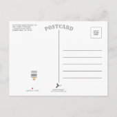 Gratis Cake Funny Modern Photo Wedding Save the Da Aankondigingskaart (Achterkant)