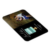 Gratis Cake Funny Modern Photo Wedding Save the Da Magneet (Rechterzijde)