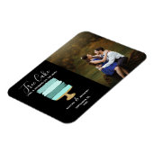 Gratis Cake Funny Modern Photo Wedding Save the Da Magneet (Linkerzijde)