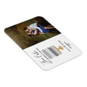 Gratis Cake Funny Modern Photo Wedding Save the Da Magneet (Rechterzijde)